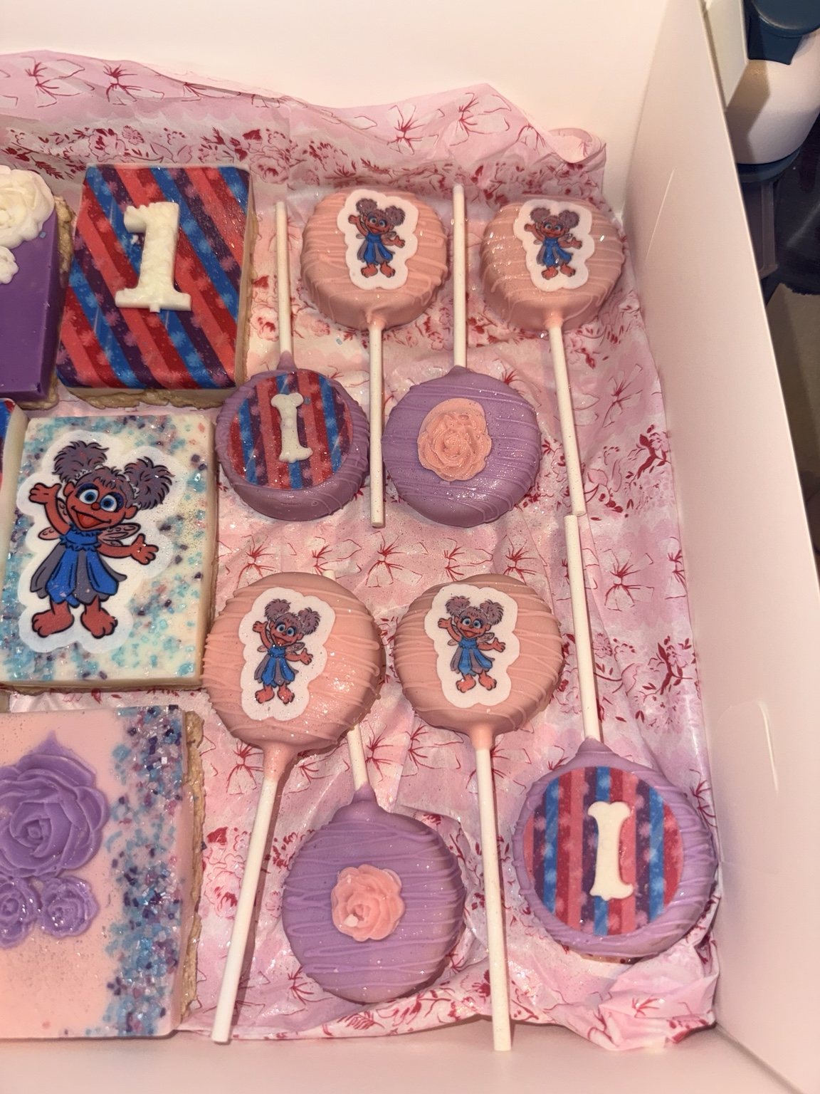 Abby themed cake pops