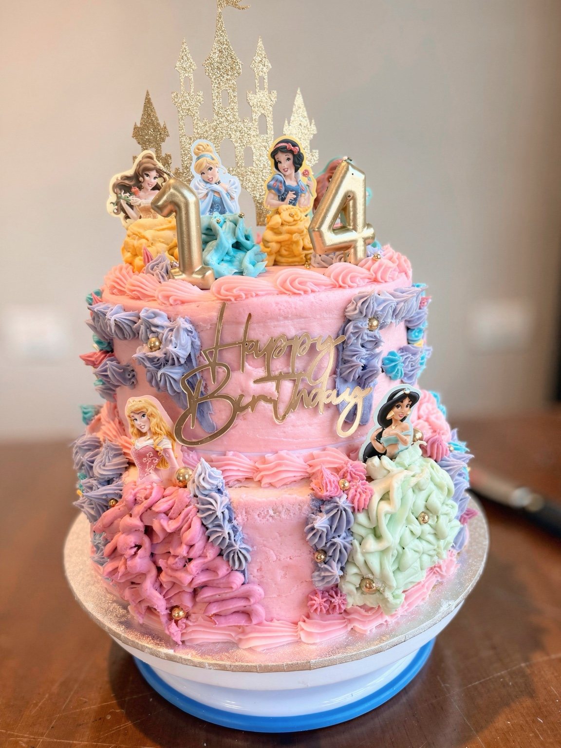 Princess birthday cake